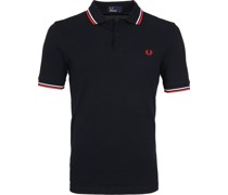 Polo Navy Weiß Rot