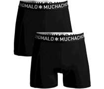 Boxershorts 2er-Pack Schwarz