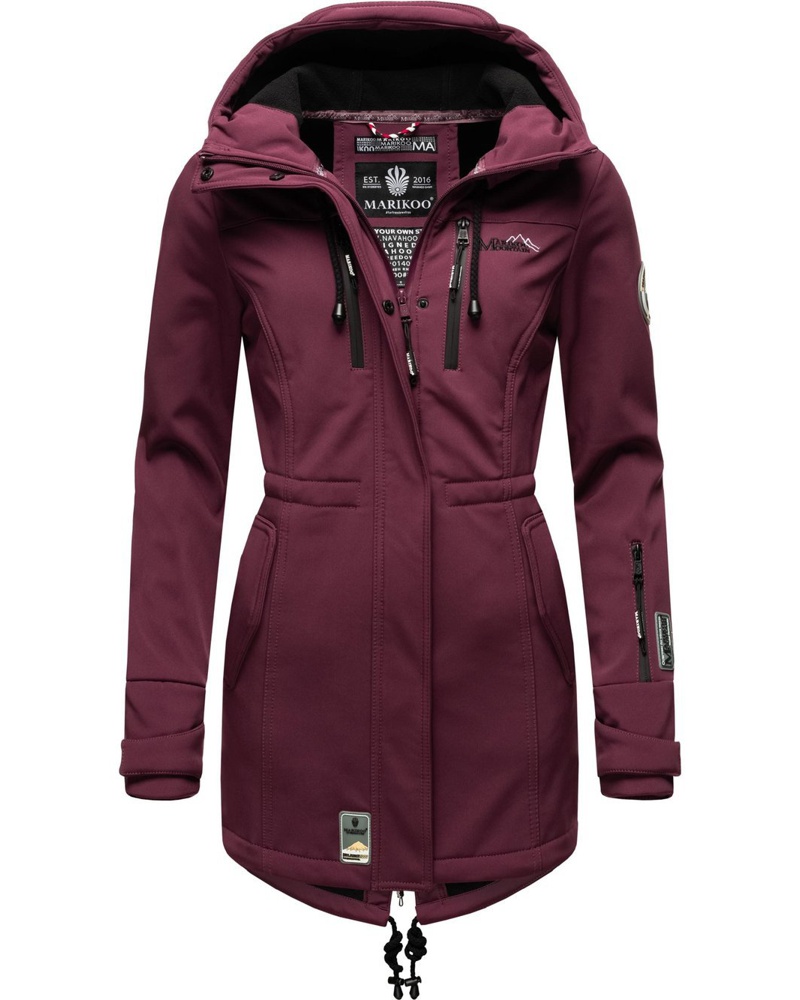 Marikoo Damen Funktionsmantel lila
