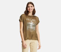 Printshirt  Viskose mehrfarbig bedruckt