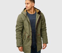 Winterjacke  Baumwolle khaki