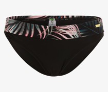 Bikini-Hose  schwarz gemustert