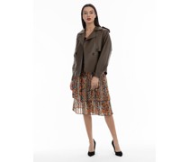 Jacke aus Lederimitat