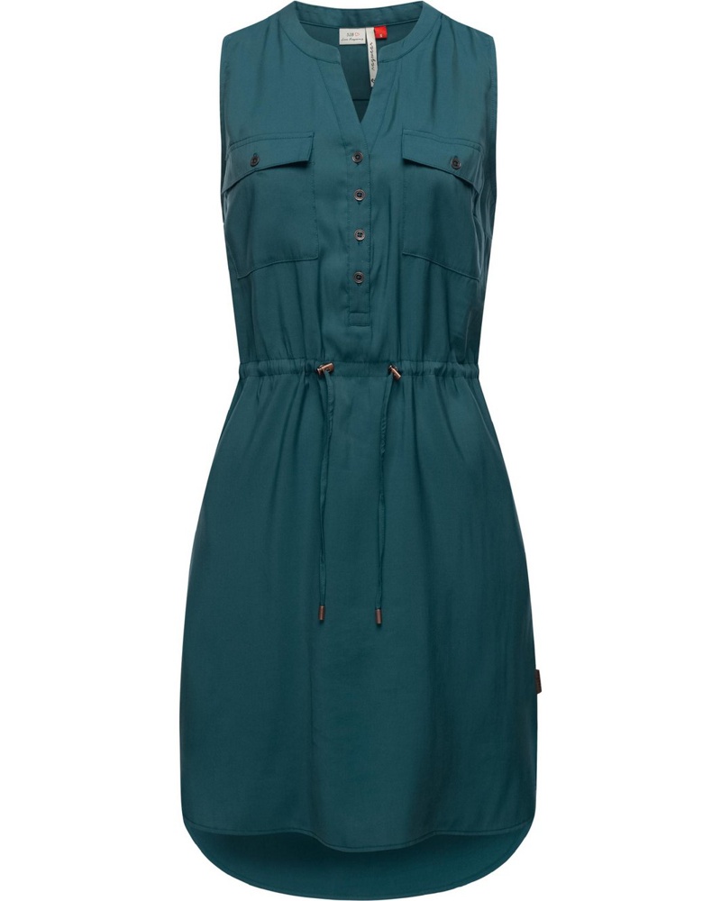 Ragwear Damen Blusenkleid gras