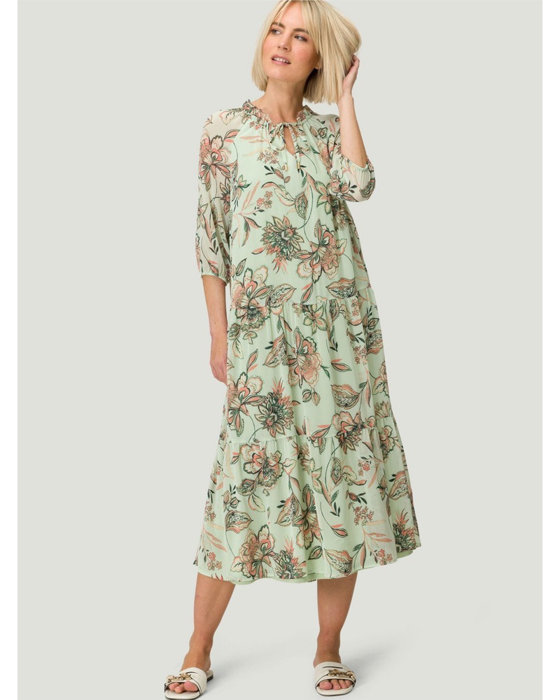 ZERO Damen Midikleid gemustert