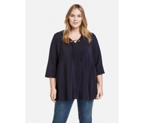 Blusenshirt  Viskose marine