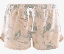 Pyjamashorts   Jersey aprikot gemustert