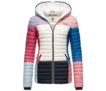 Steppjacke  blau gemustert