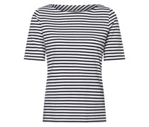 Shirt  Baumwolle weiß gestreift