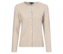 Strickjacke  Feinstrick sand