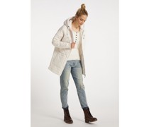 Quilted Sweatmantel  Baumwolle