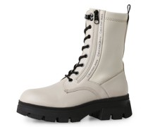 Boots mit Leder-Anteil