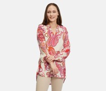 Longbluse  Viskose  gemustert