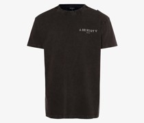 T-Shirt  Jersey schwarz bedruckt