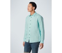 Leinenhemd  Regular Fit aqua