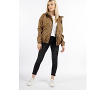 Regenjacke mit Leo-Print