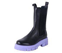 Chelsea-Boots  Leder purple