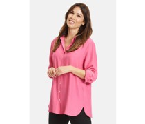 Hemdbluse  Viskose pink gemustert