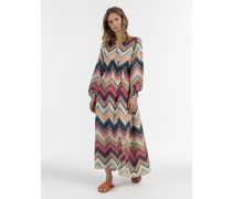 Maxi Langarmkleid