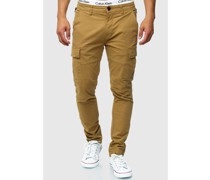 Cargohose  Baumwolle camel