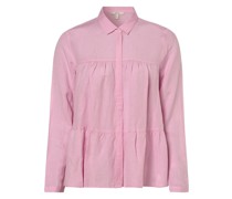 Bluse mit Leinen-Anteil