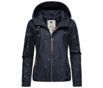 Übergangsjacke  marine gepunktet