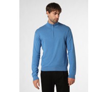 Pullover mit Cashmere-Anteil  Baumwolle aqua