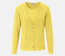 Twinset  Schurwolle zitrone