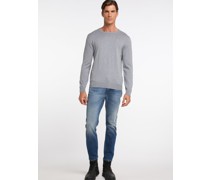 Basic Feinstrickpullover  Schurwolle