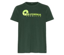 T-Shirt  Baumwolle khaki bedruckt
