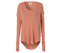 Langarshirt  Baumwolle aprikot