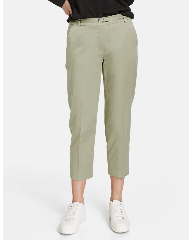 Gerry Weber Damen Chino Baumwolle lind