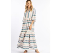 Streifenkleid Maxi