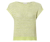 Pullunder  limone gestreift