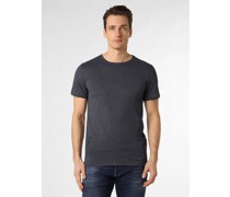 T-Shirt  Baumwolle indigo meliert