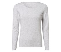 Langarmshirt  Jersey hell meliert