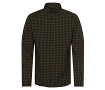 Hemd  Sim Fit Baumwoe marine kariert Kent