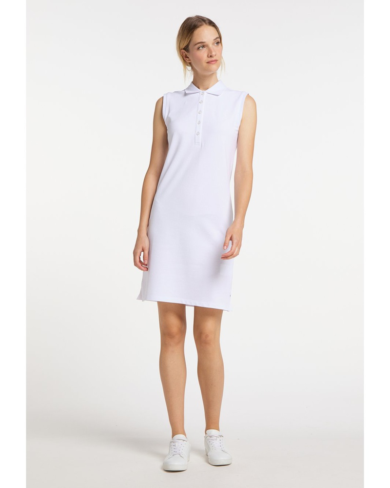 DreiMaster Damen PiquÚ-Kleid Baumwolle