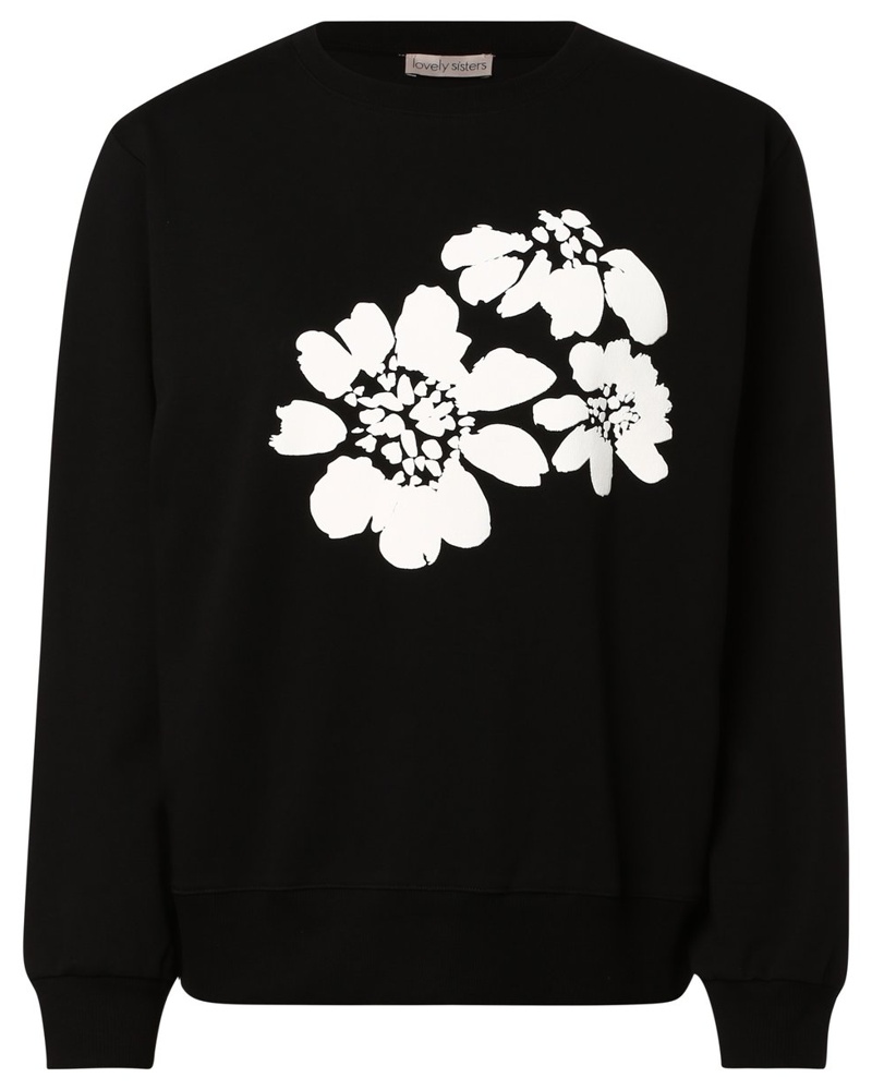 Lovely Sisters Damen Sweatshirt Baumwolle bedruckt Lovely Sisters Damen Sweatshirt Baumwolle bedruckt