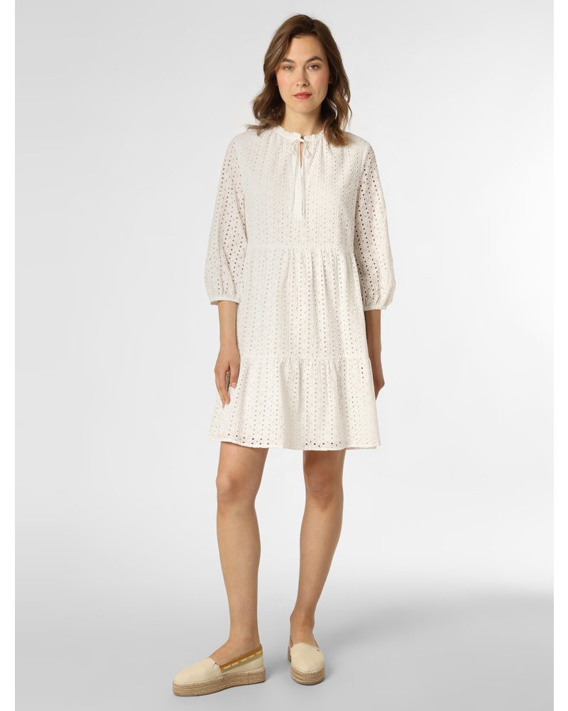 Marie Lund Damen Kleid Baumwolle ecru