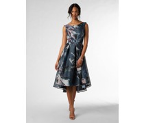 Abendkleid  petrol gemustert
