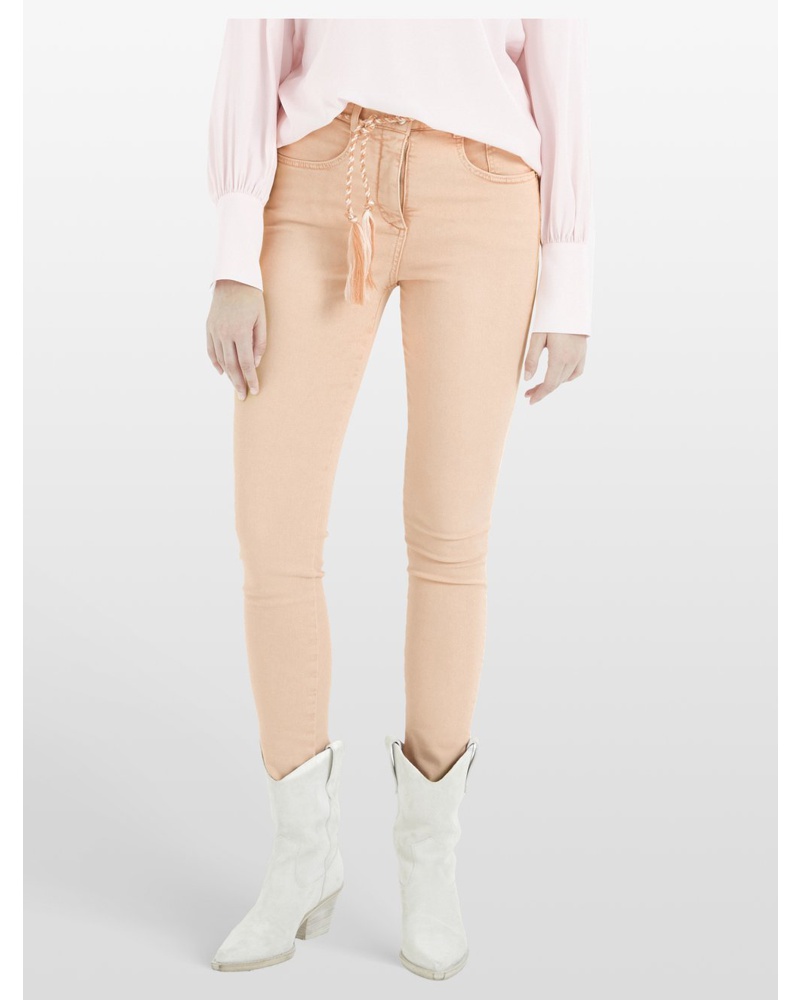 MARC AUREL Damen 5-Pocket Hose Baumwolle aprikot