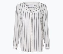 Bluse  Chiffon  gestreift