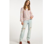 Strickpullover   gemustert