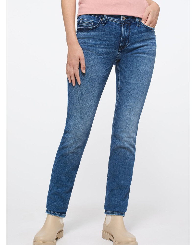 Mustang Damen Jeans Baumwolle dark stone
