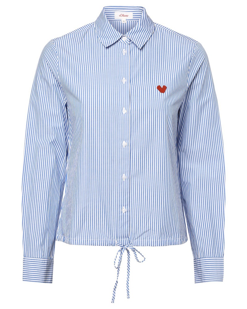 S.Oliver Damen Bluse Baumwolle marine gestreift S.Oliver Damen Bluse Baumwolle marine gestreift