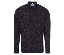 Hemd  Slim Fit Baumwolle marine gemustert Kent