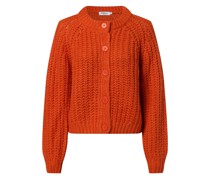 Strickjacke mit Alpaka-Anteil  Grobstrick