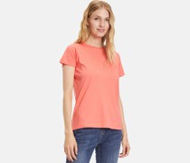 Baumwollshirt  Baumwolle aprikot bedruckt