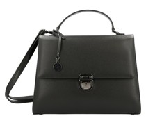 Henkeltasche  Leder schwarz